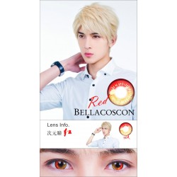 Pupilentes Color Coscon Red...