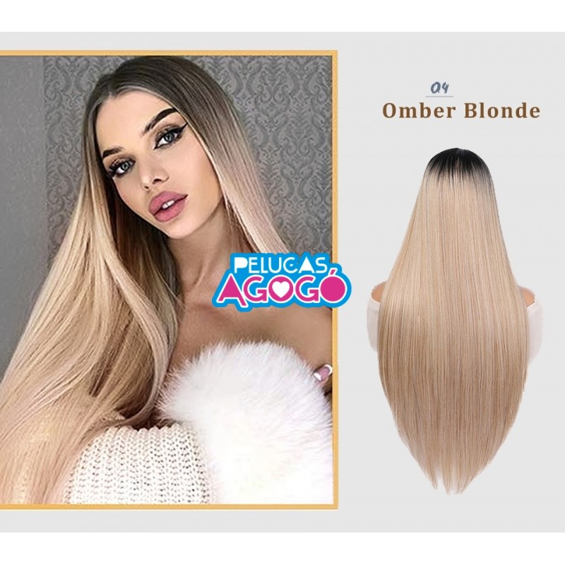 Peluca Semi LaceFront Rubia