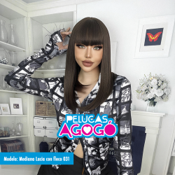 Peluca Mediana Lacia Cafe...