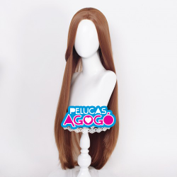 Peluca Larga Lacia Castaña...