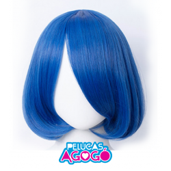 Peluca Corta Azul Rey Coraline