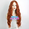 Peluca Semi LaceFront Naranja Oscura