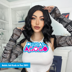 Peluca Mediana Negra...