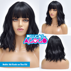 Peluca Mediana Negra...