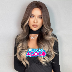 Peluca Larga Ondulada...