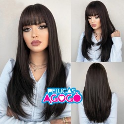 Peluca graf lacia negro con...