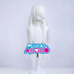 Peluca Larga Lacia Blanca c...