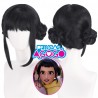Peluca Med Negro Zoey Kpop Demon Hunters Huntrix