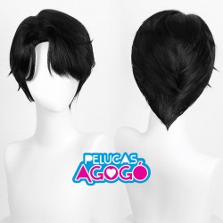 Peluca Corta Negro Jinu...