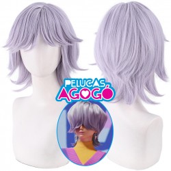 Peluca Corta Lila Mistery...